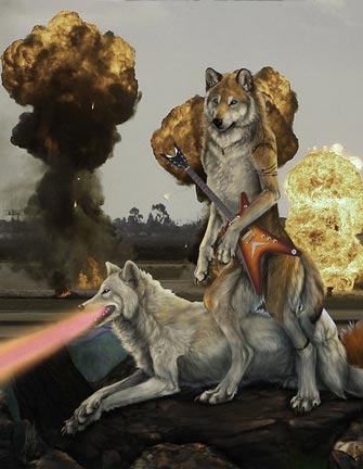 laser-wolves