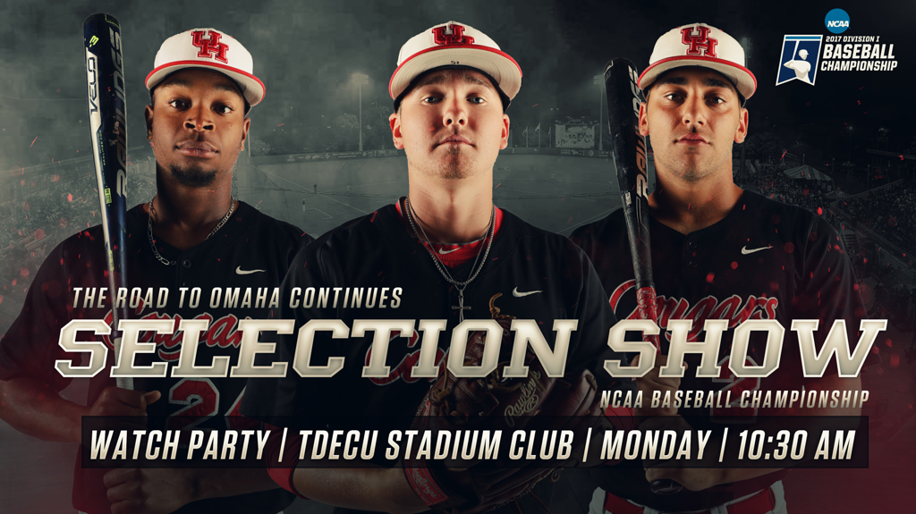 NCAA Baseball Selection Show Party Set Mon at 11 at the TDECU Stadium