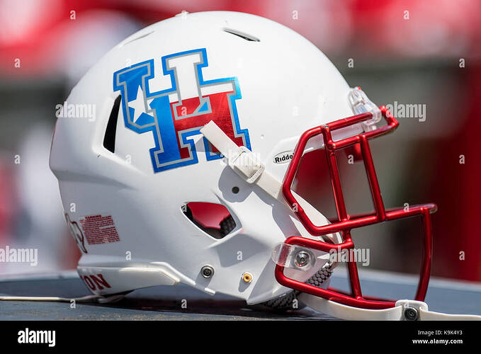 houston-tx-usa-23rd-sep-2017-a-houston-cougars-helmet-with-a-texas-K9K4Y3