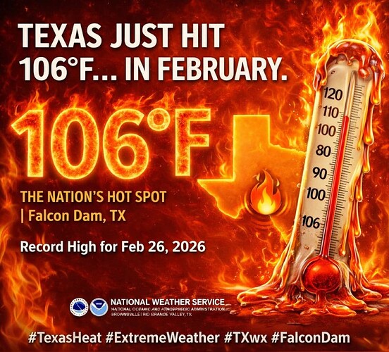 2026-02-26 106 Degrees Falcon Dam