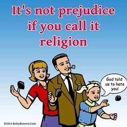 It's not prejudice if it's religion meme