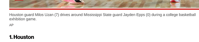 Houston cougars mens basketball 2025 New York post pre season one.