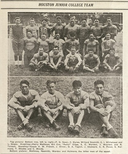 1930 HJC Football Team