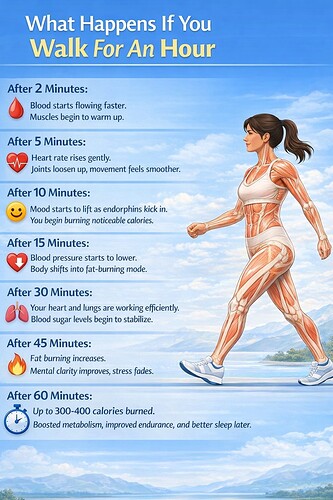 hour walk benefits