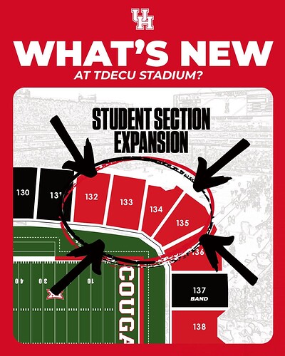 TDECU Student Section