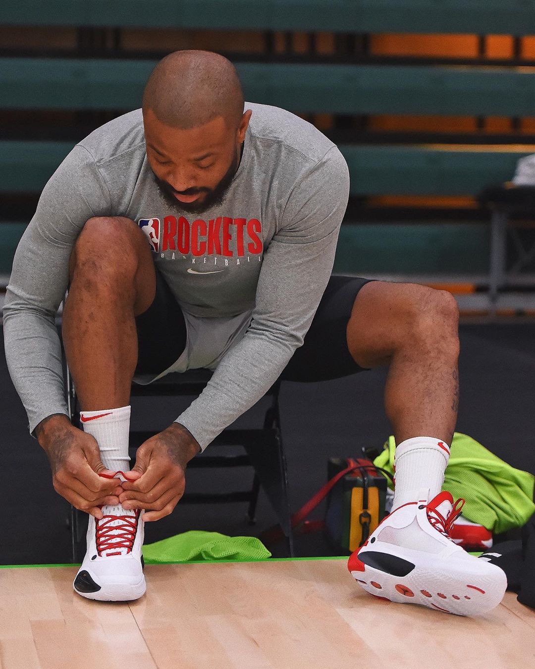 Rockets' P.J. Tucker Has 91 Pairs of Shoes in Orlando Bubble