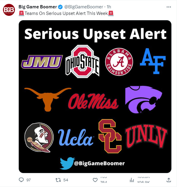 Upset alert - Football - CoogFans.com